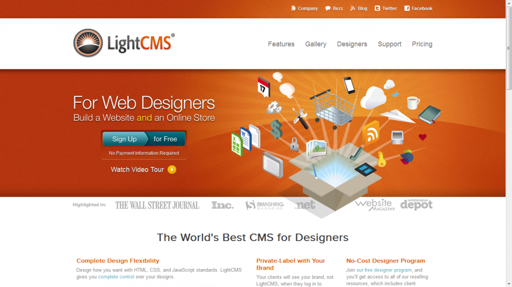 Light CMS Light CMS White Label