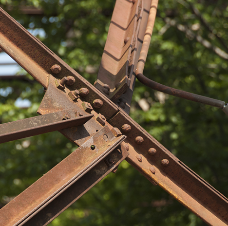 Twisted structural steel members