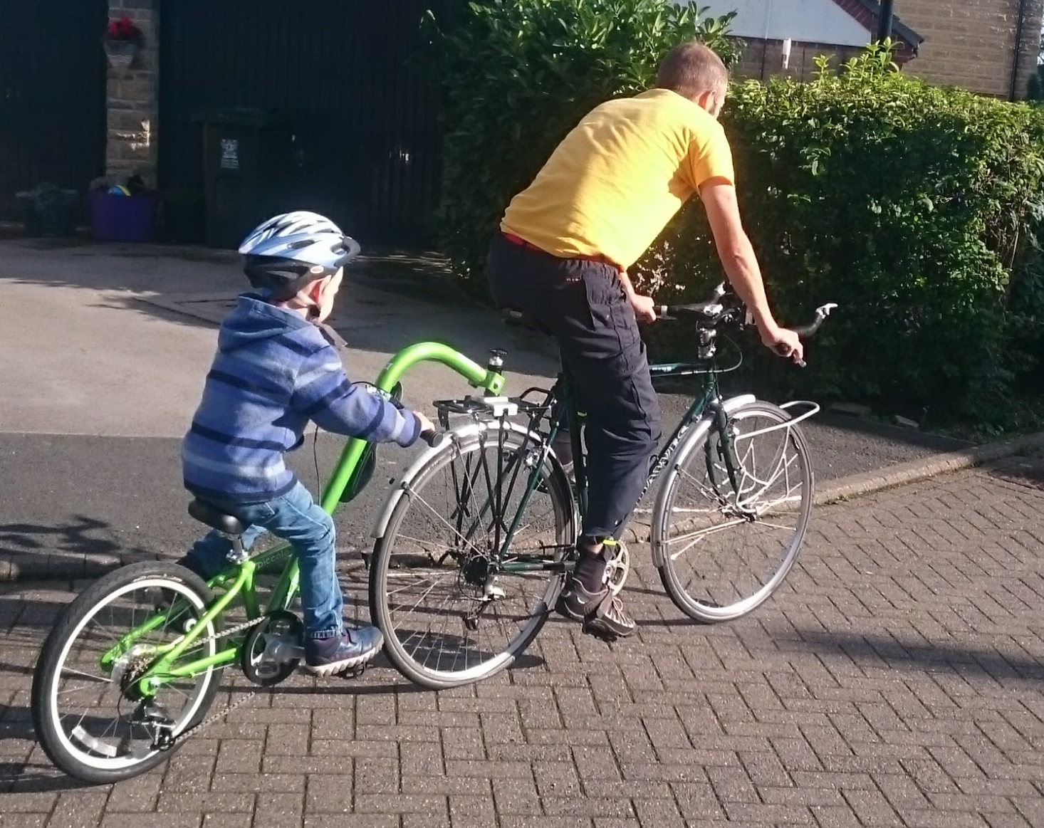 Piccolo Tag-along first ride