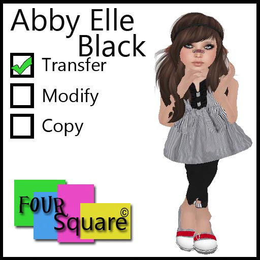 FA~ Abby Elle Black Ad Board