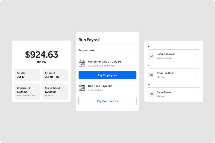 Square Staff Management Interface