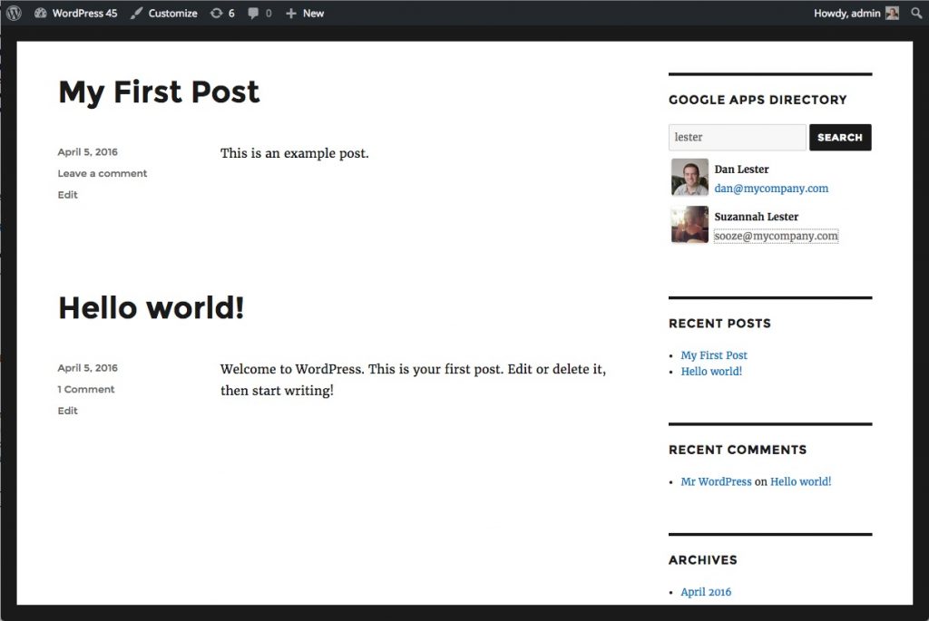 Search-widget-in-sidebar-free-and-Enterprise-versions - WP-G Google Apps Directory for WordPress