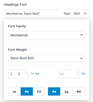 Style Your Website With Global Settings Heading Typography