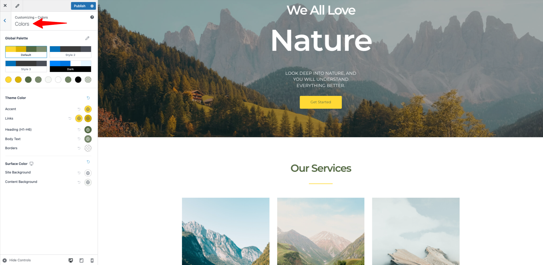 Style Your Website With Global Settings Wpastra Colors