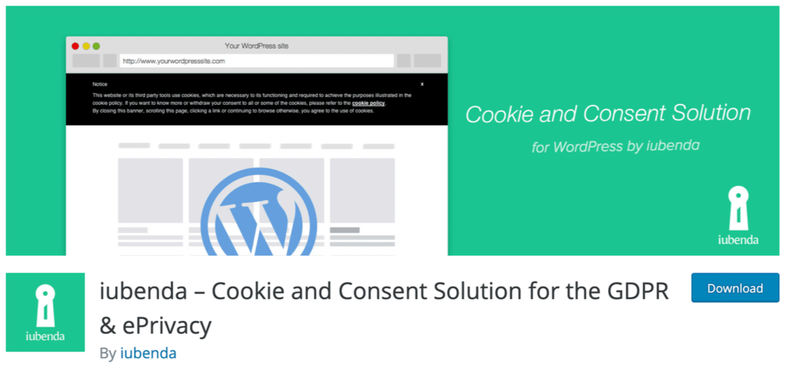Plugin WordPress RGPD Iubenda - WPForms Plugin WordPress RGPD Iubenda