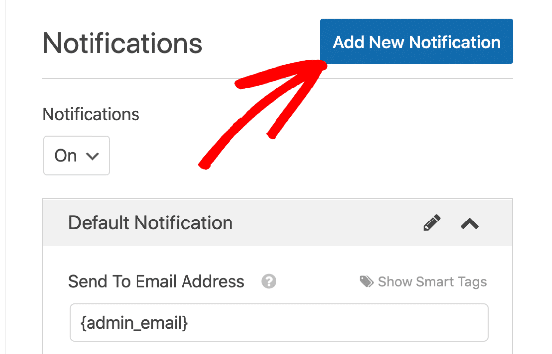 Ajouter une nouvelle notification - WPForms Ajouter une nouvelle notification