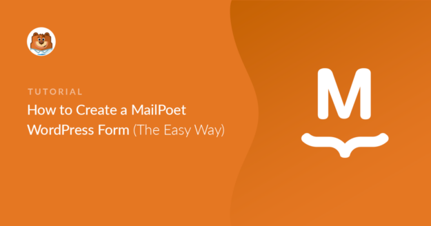 Formulário WordPress MailPoet - WPForms Formulário WordPress MailPoet