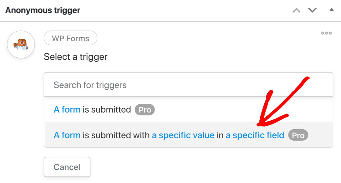 Establecer disparador para WPForms en Uncanny Automator - WPForms Establecer disparador para WPForms en Uncanny Automator
