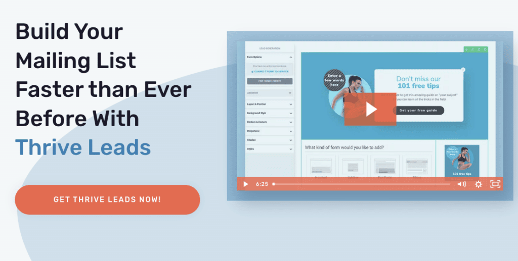 Thrive Leads - WPForms Thrive Leads