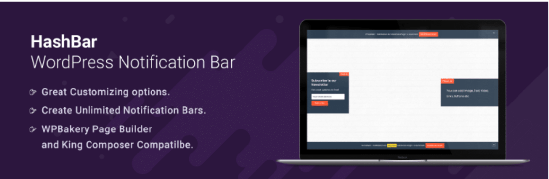 HashBar - WPForms HashBar