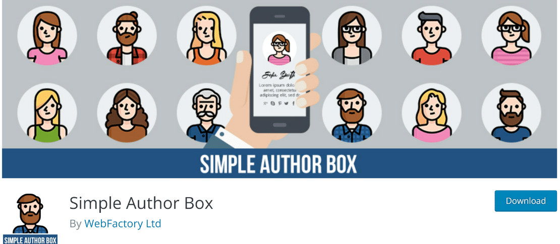 Caixa de Autor Simples - WPForms Caixa de Autor Simples