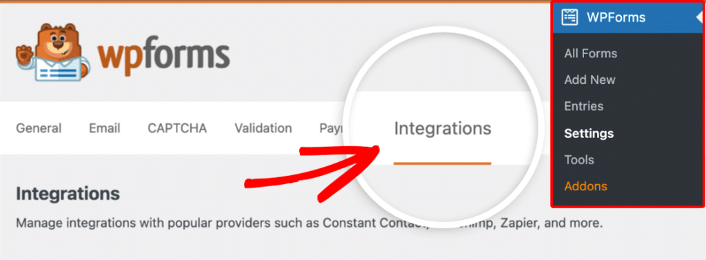 wpforms-integrations-tab - WPForms Scheda Integrazioni
