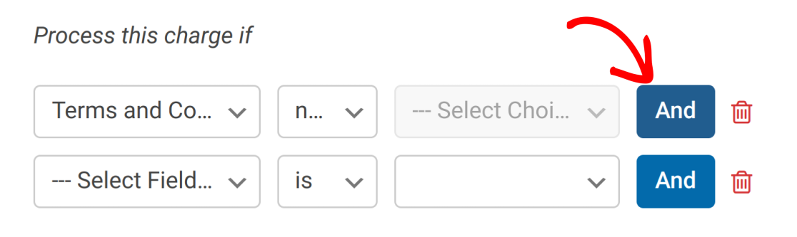 conditional-logic-additional-rules-paypal-commerce - WPForms Adicionar uma regra adicional