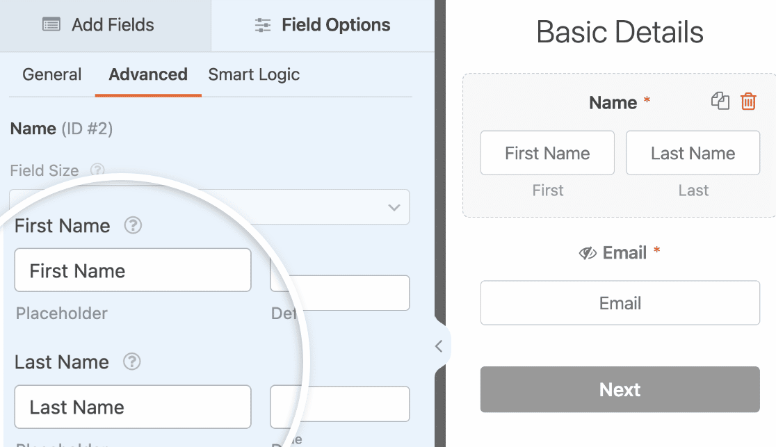 Adding Placeholder Texts - WPForms Adding placeholder texts