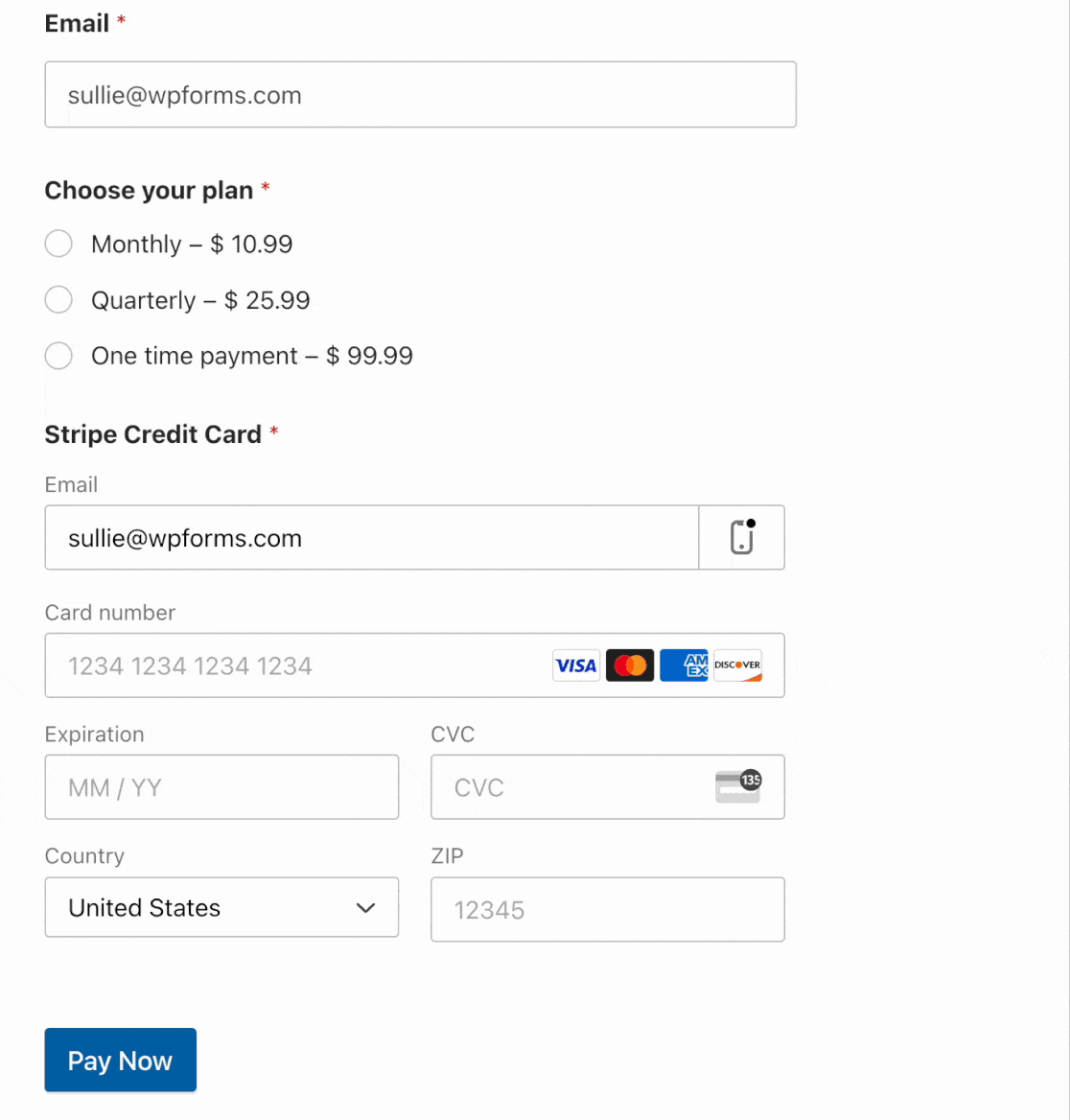 Testing Stripe Payments Testar pagamentos com Stripe