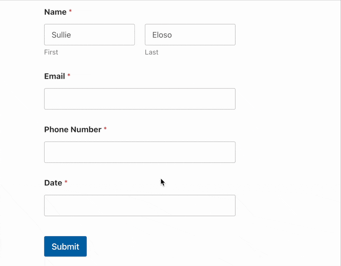 Utilizar Máscaras de Entrada - WPForms Utilizar Máscaras de Entrada