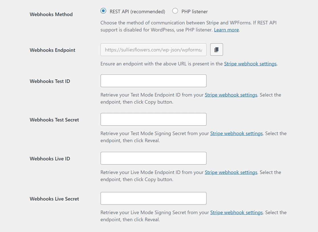 webhooks-fields-1 - WPForms Webhook-Felder
