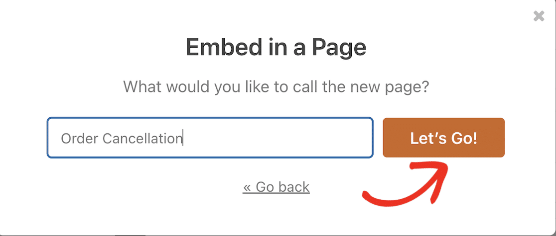 Embed Form in Page - WPForms Formular in eine Seite einbetten