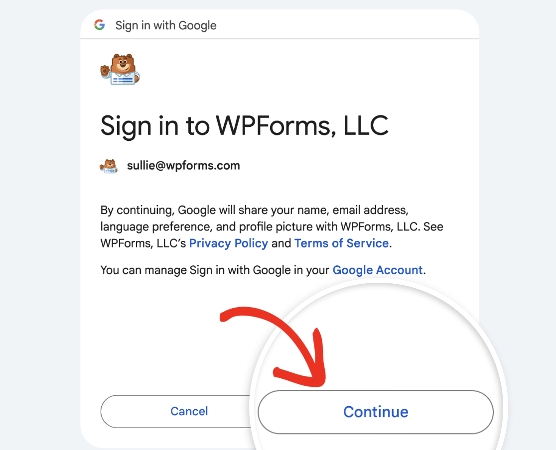 Google アカウントにサインイン