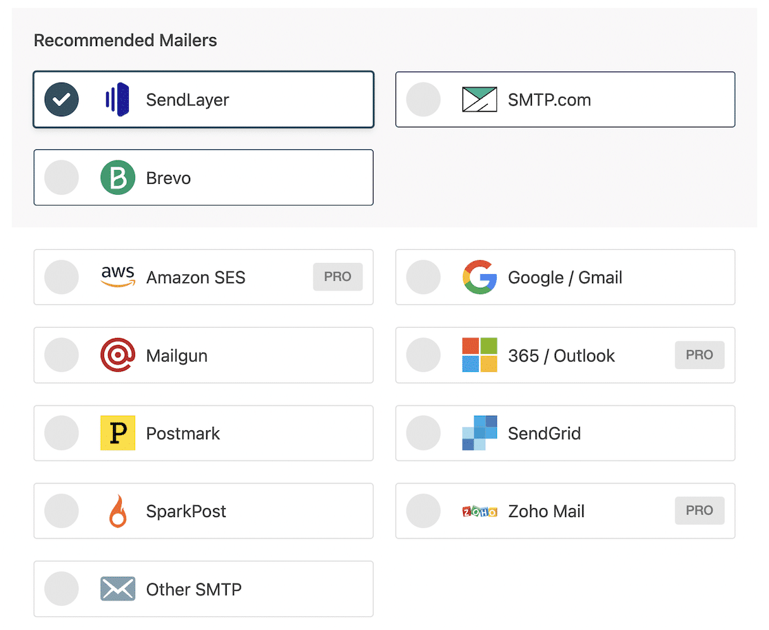Envíos de correo de WP Mail SMTP - WPForms Envíos de correo de WP Mail SMTP