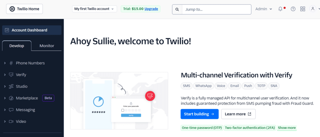 twilio-dashboard - WPForms Dashboard Twilio