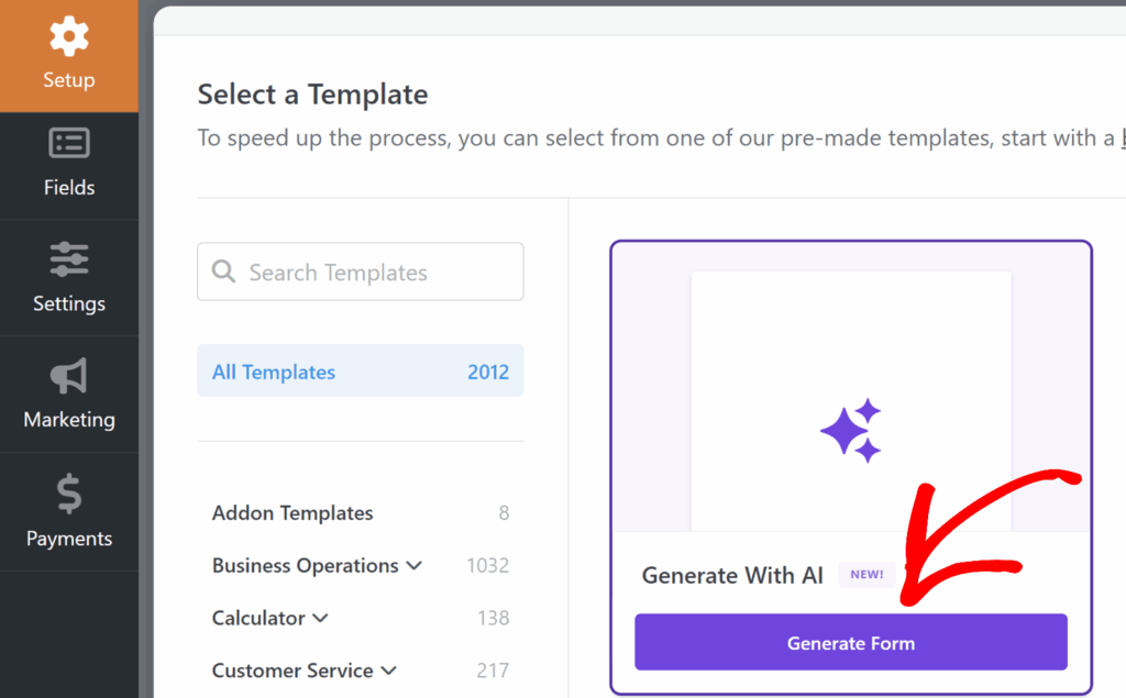 genera-con-ai-wpforms - WPForms Genera modulo con AI