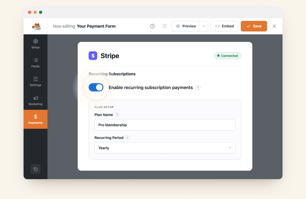 wpforms stripe recorrente v2 - WPForms Configurando pagamentos de assinatura Stripe recorrentes no construtor do WPForms