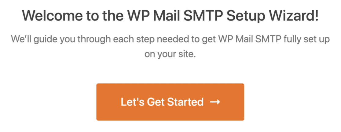 Iniciar o assistente de configuração do WP Mail SMTP para corrigir o formulário Elementor que não envia e-mail - WP Mail SMTP Iniciar o assistente de configuração do WP Mail SMTP para corrigir o formulário do Elementor que não envia e-mails