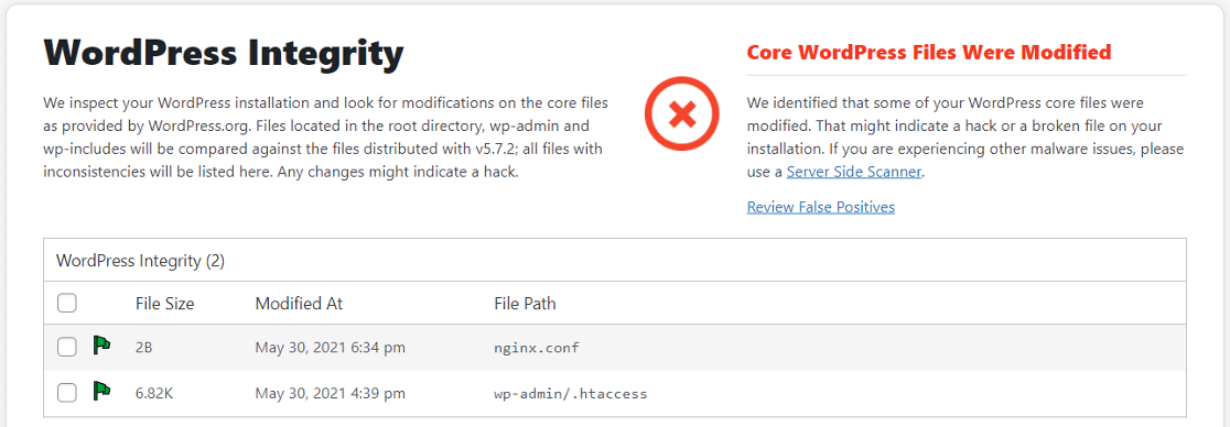 Aviso do painel de segurança Sucuri - WP Mail SMTP Aviso do painel de segurança Sucuri WordPress