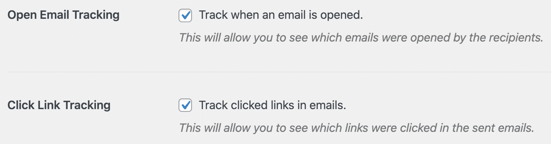 Monitoraggio aperture e clic in WordPress - WP Mail SMTP Monitoraggio aperture e clic in WordPress
