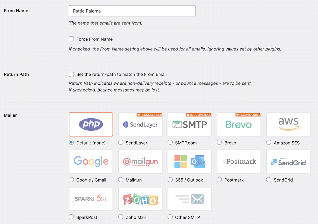 Additional Mailer Connections - WP Mail SMTP Additional mailer connections in WP Mail SMTP