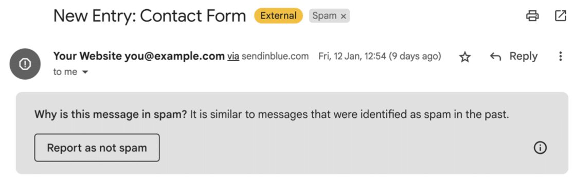 Entrada de formulário de contacto do Gmail na pasta de spam - WP Mail SMTP Entrada de formulário de contacto do Gmail na pasta de spam
