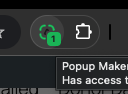 A Beginner'S Guide To The Popup Maker Debug Tools Chrome Extension 4 Popup Maker Debug Tools Extension Badge While Logged In