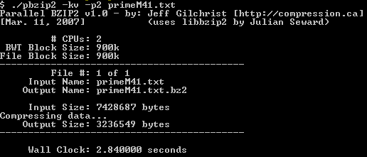 pbzip2 Parallel BZIP2 (PBZIP2)