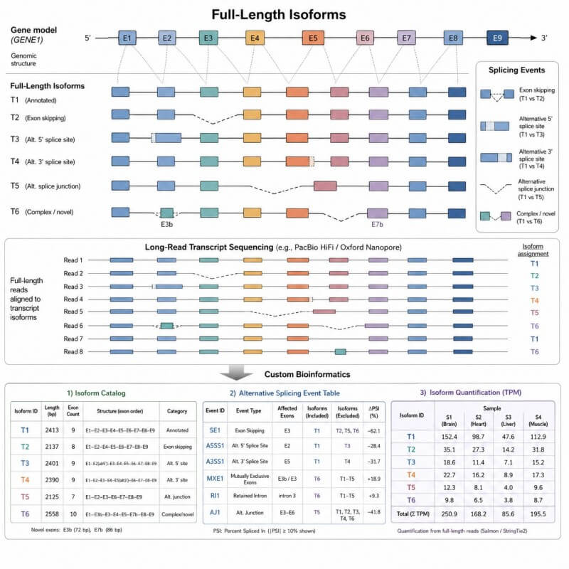 Isoform discovery and alternative splicing analysis solution overview