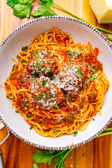 Chicken Parmesan Meatballs