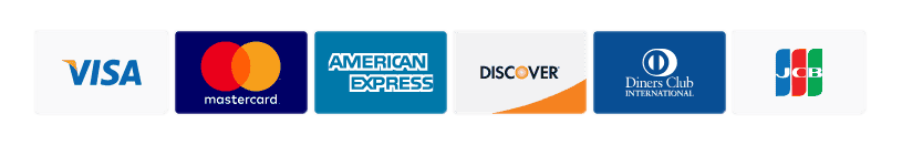 credit cards accepted accepted credit cards include visa, master card, american express and discover