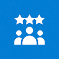 dundle clients An icon of three people each with stars above their heads.