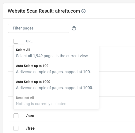 Auto-select