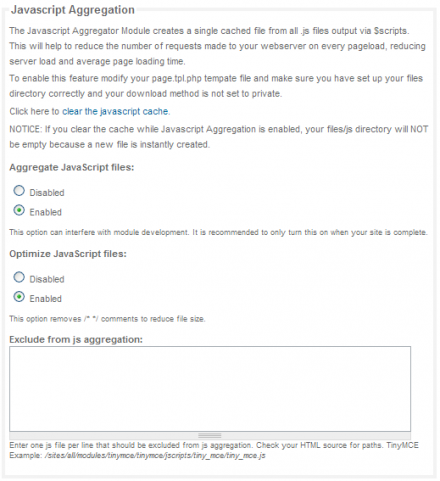Javascript Aggregator