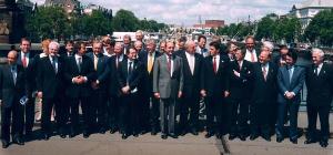 Fotografia de grupo.<br />Assinatura do Tratado de Amesterdão de 1997, 2 de outubro de 1997