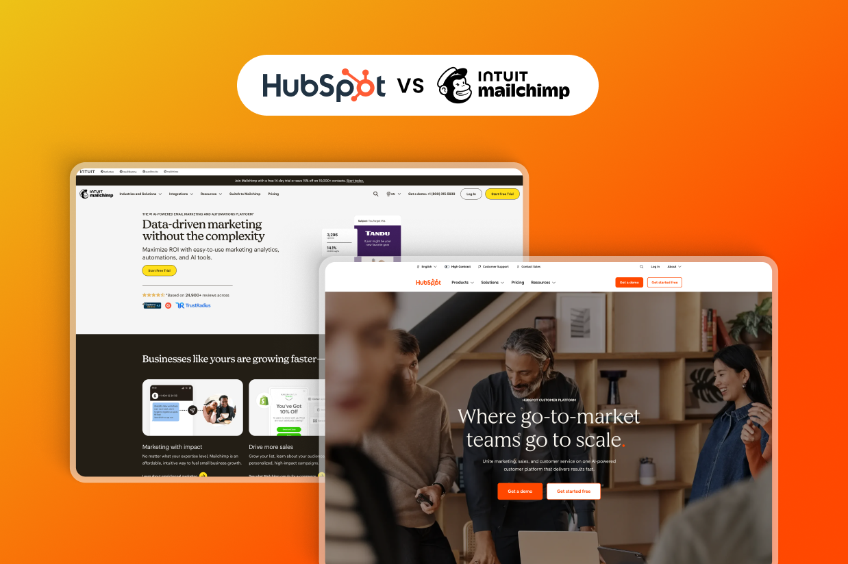 HubSpot vs Mailchimp: An honest comparison in 2026