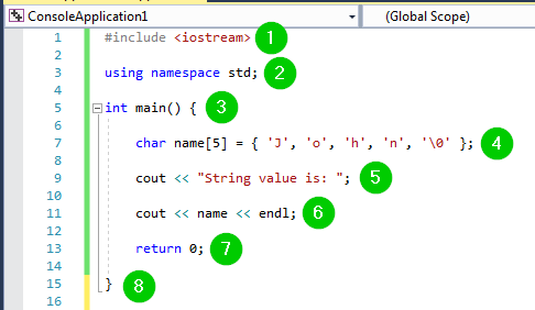 Accessing string Values