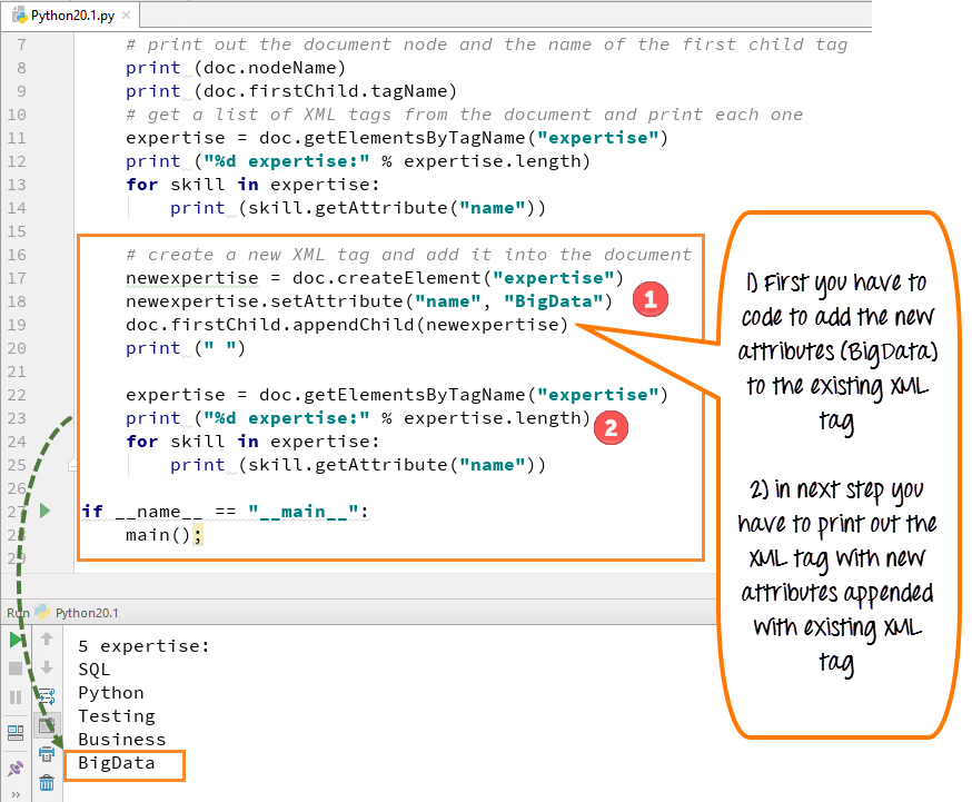 Χειρισμός XML με Python Γράψτε τον κόμβο XML