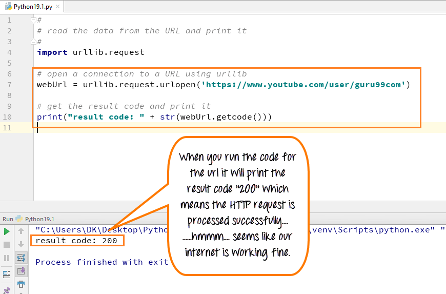 Open URL using Urllib