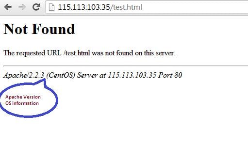 Hiding Apache version and OS Information