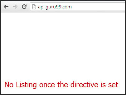 Disable Directory Listing