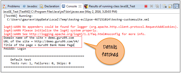 Capturez les donnรฉes de rรฉcupรฉration et accรฉdez ร diffรฉrentes pages ร l'aide JavaExรฉcuteur de script