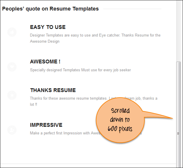 Faites dรฉfiler vers le bas en utilisant JavaExรฉcuteur de script