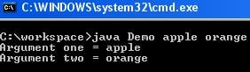 Command Line Arguments in Java